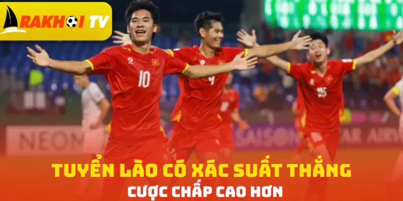 Tuyển Lào có xác suất thắng cược chấp cao hơn